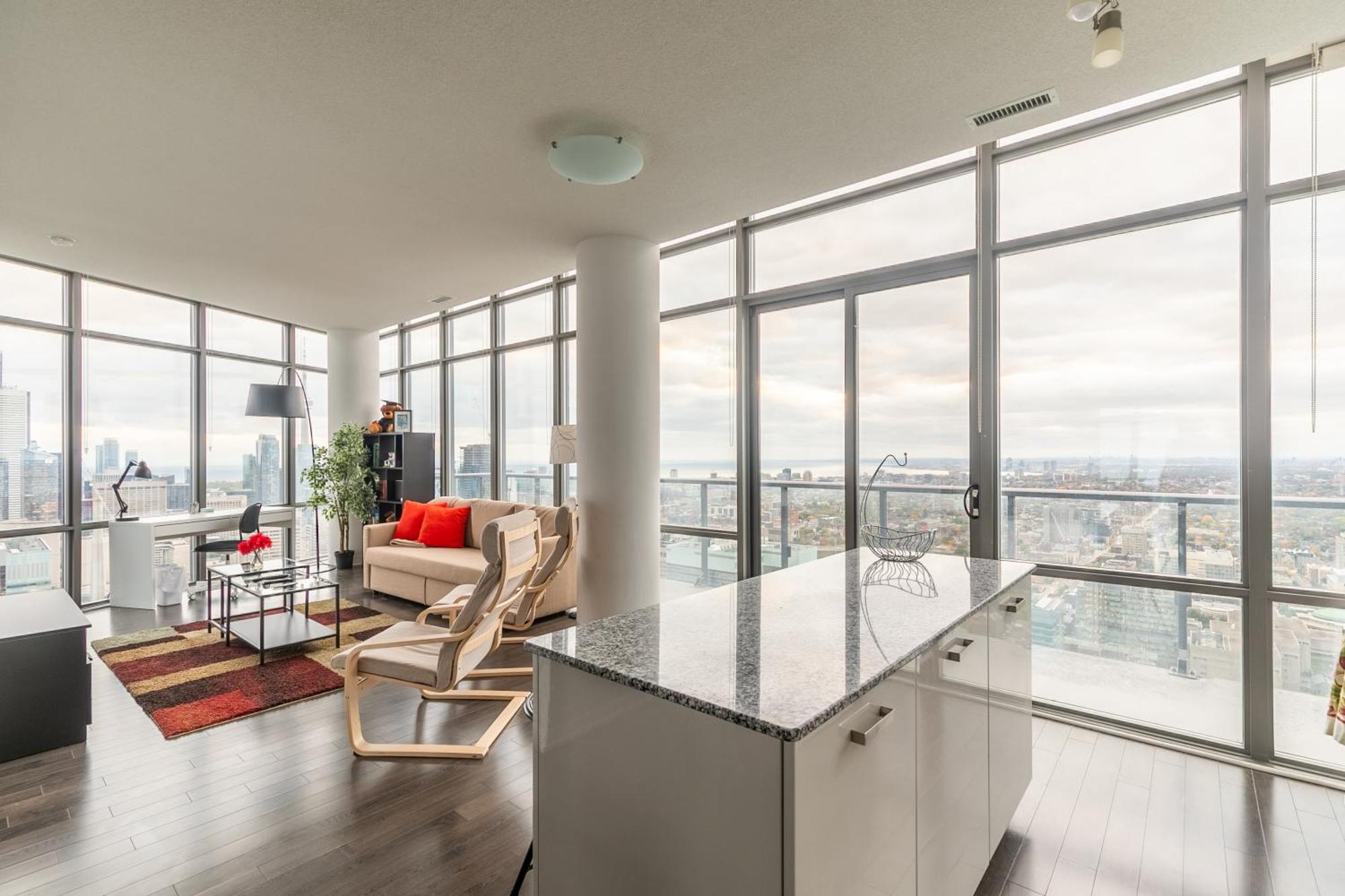 Great View High Rise In Central Toronto Esterno foto